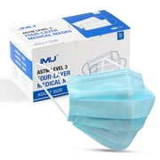 JMU Four-Layer Medical Masks ASTM Level 3, 17.5cmx9.5cm, Blue, 50Pcs/Box
